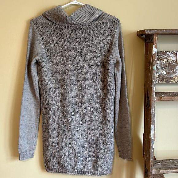 Ricki’s women’s sweater Alpaca blend soft Cowl neck knit sweater size Small grey - Picture 2 of 6